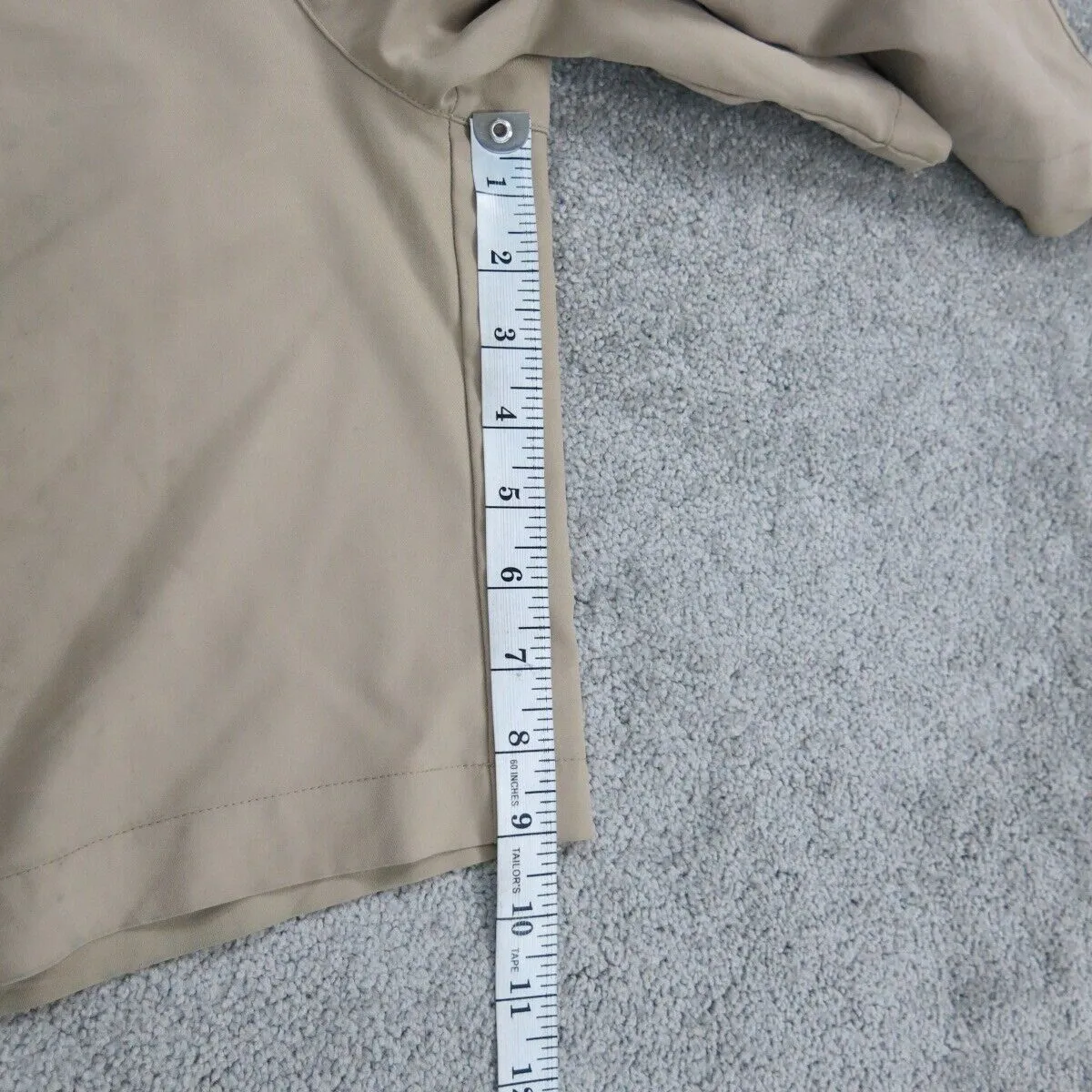 Adidas Mens Classic Fit Casual Chino Shorts High Rise Tan Size 32