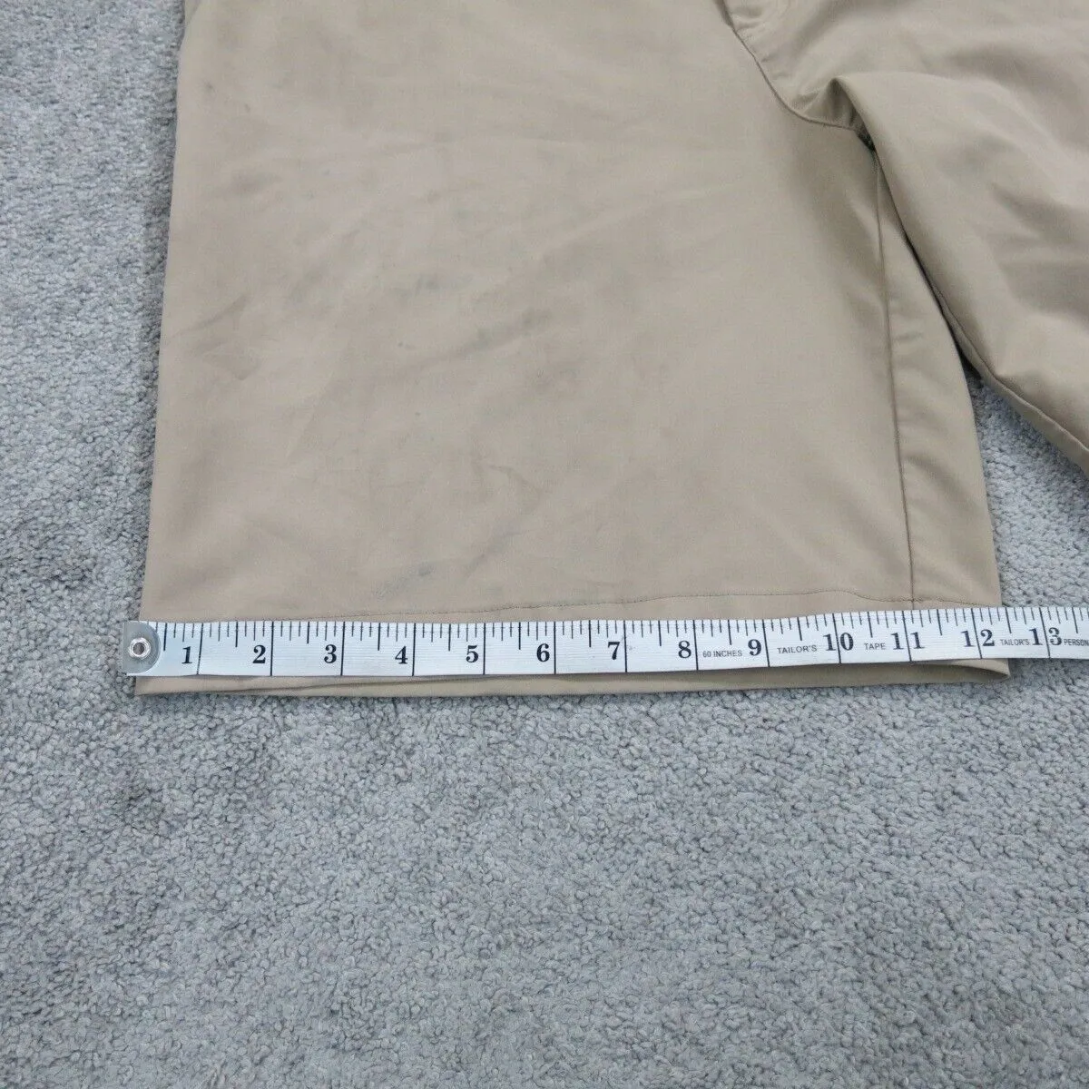 Adidas Mens Classic Fit Casual Chino Shorts High Rise Tan Size 32