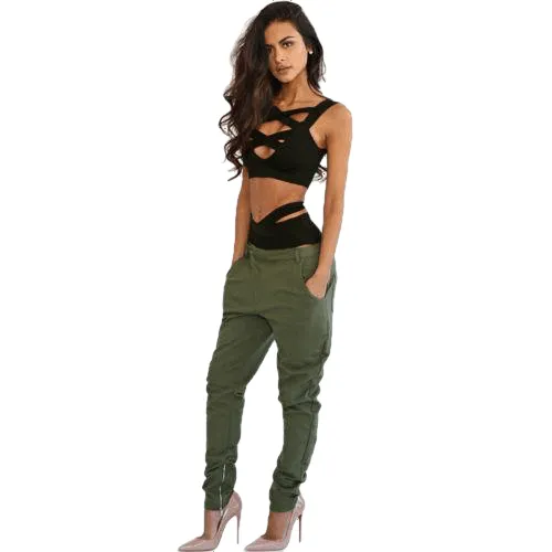 Brazilian Sexy Padded High Waist Hollow Push Up Bikini Set