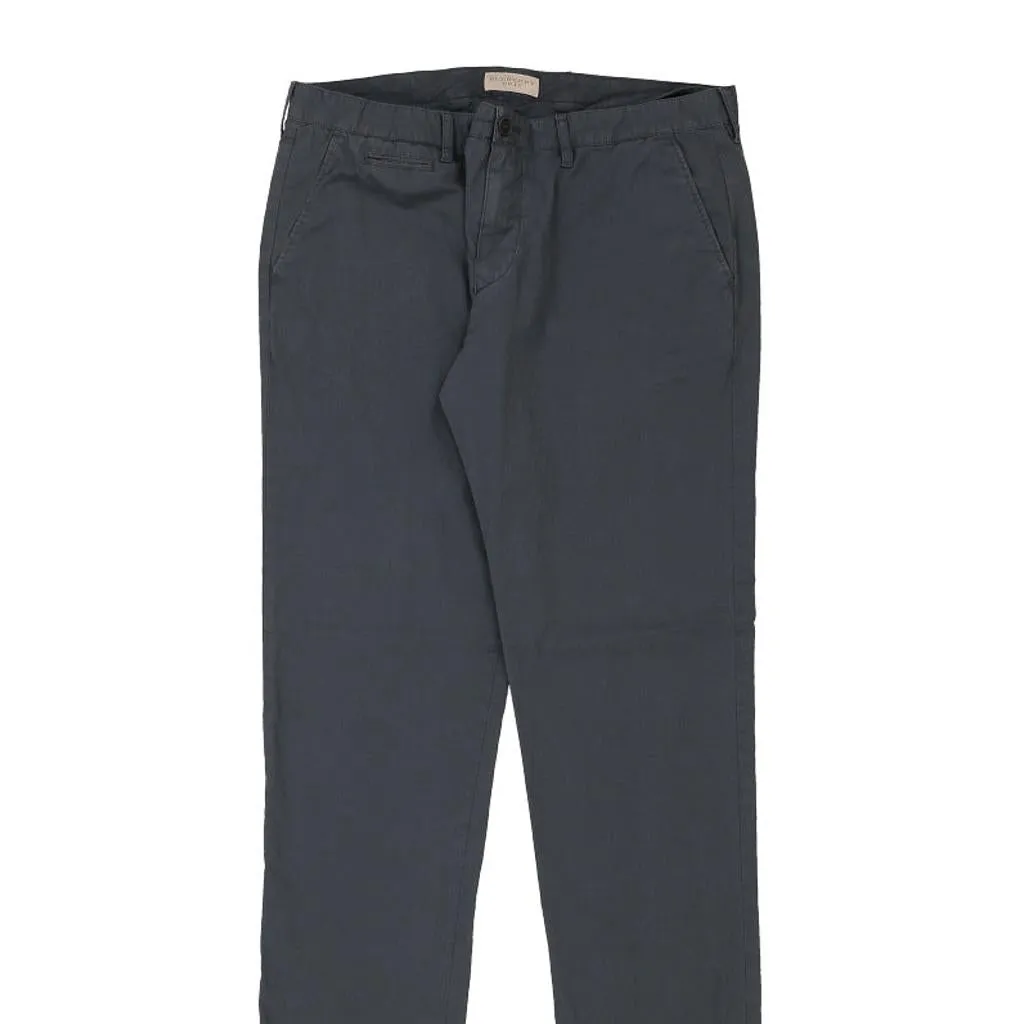 Burberry Brit Trousers - 36W 33L Grey Cotton