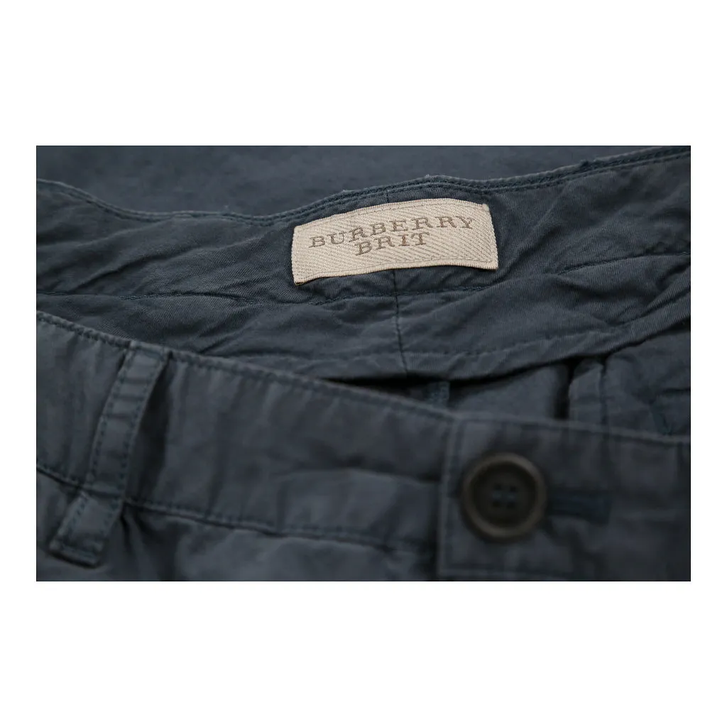 Burberry Brit Trousers - 36W 33L Grey Cotton