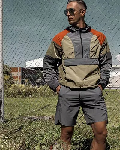 CANGHPGIN Men's Workout Athletic Running Shorts 7 inch Lightweight 2 Pack Basketball Sports Gym Shorts with Pockets