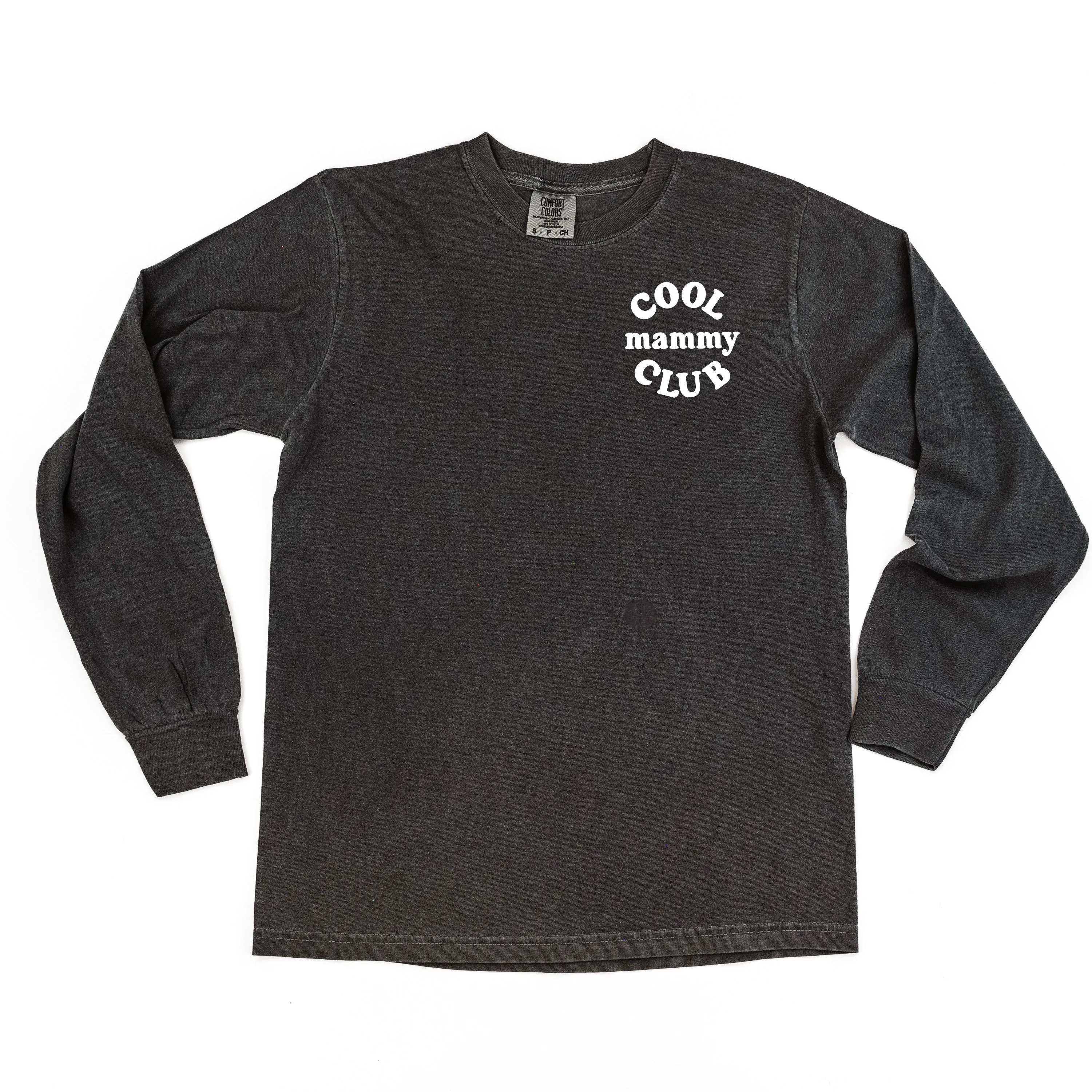 COOL Mammy CLUB - Pocket Design - LONG SLEEVE COMFORT COLORS TEE