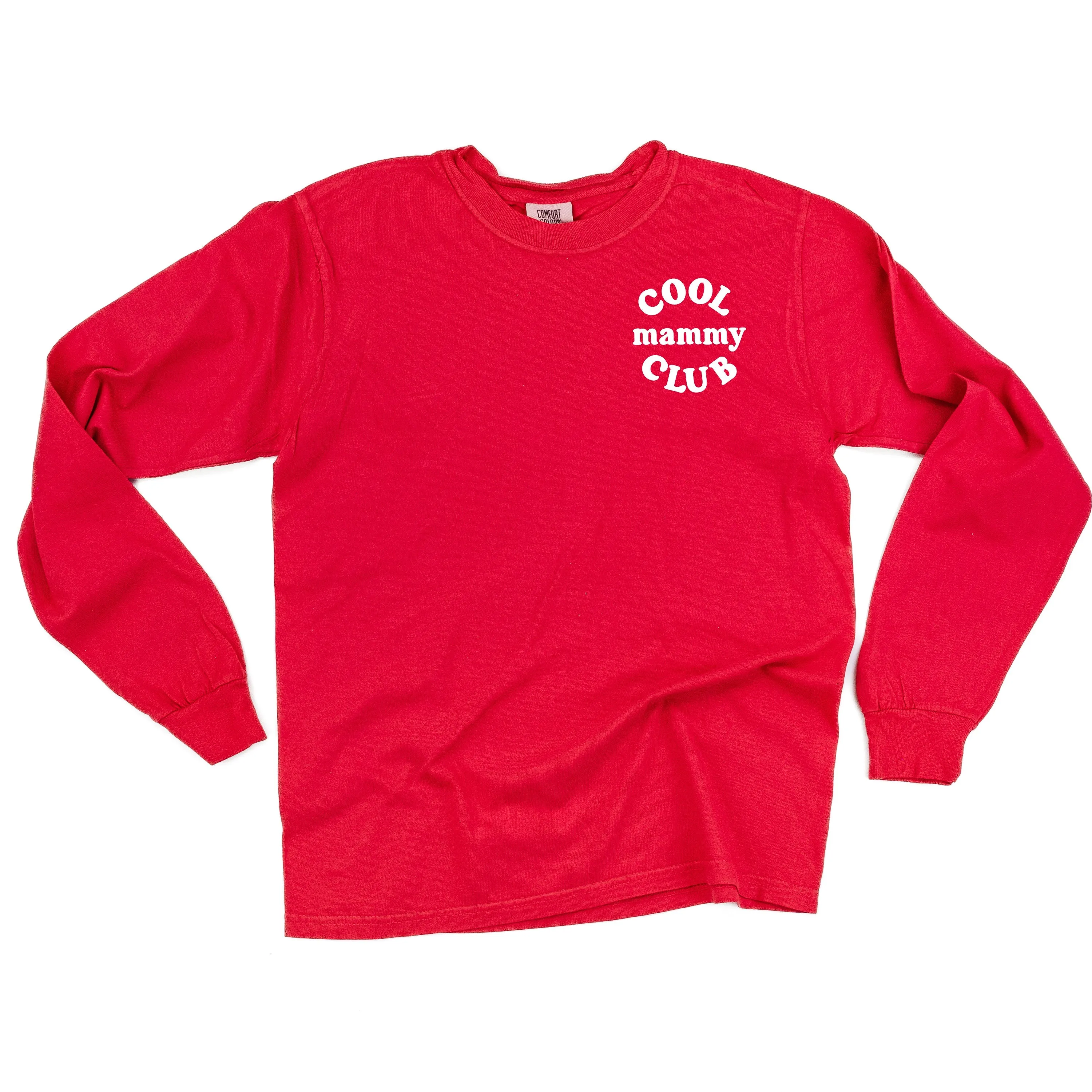 COOL Mammy CLUB - Pocket Design - LONG SLEEVE COMFORT COLORS TEE