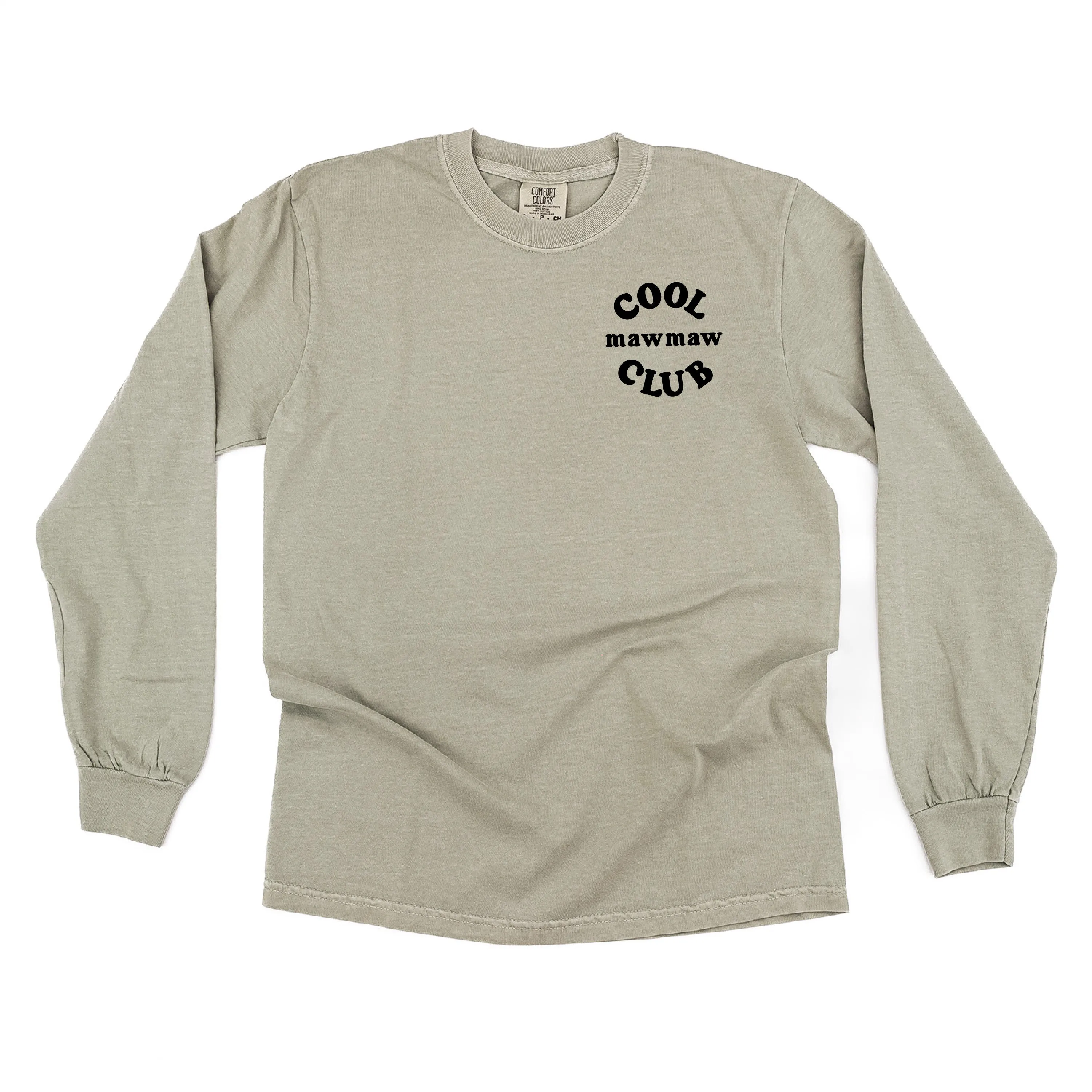 COOL Mawmaw CLUB - Pocket Design - LONG SLEEVE COMFORT COLORS TEE