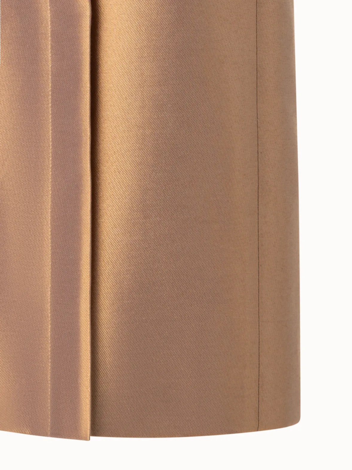 Cotton and Lurex Pencil Skirt with Slit