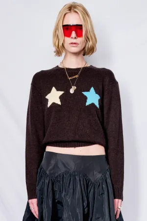 Dark Brown Trois Sweater