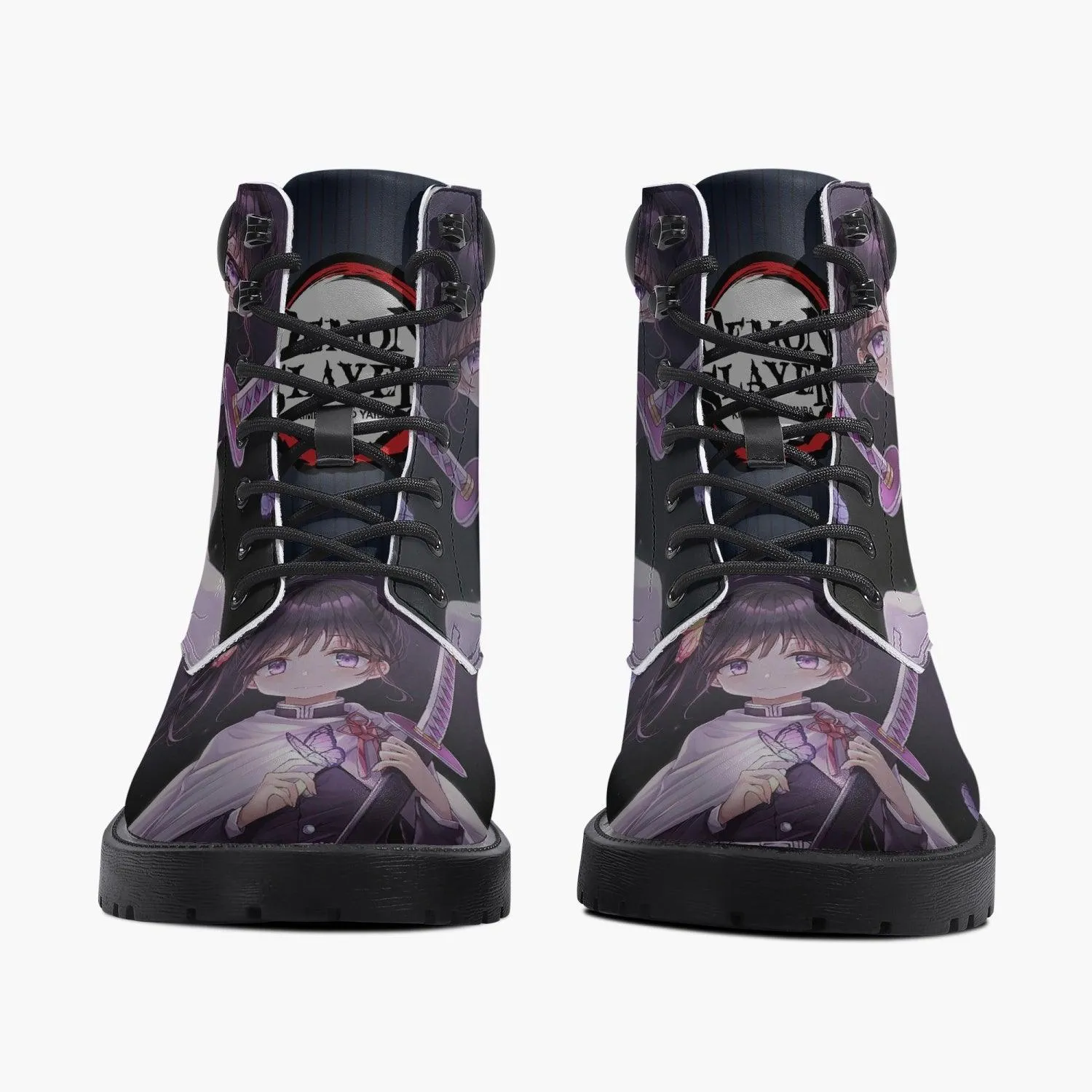 Demon Slayer Kanao Tsuyuri Casual Leather Boots Anime Shoes