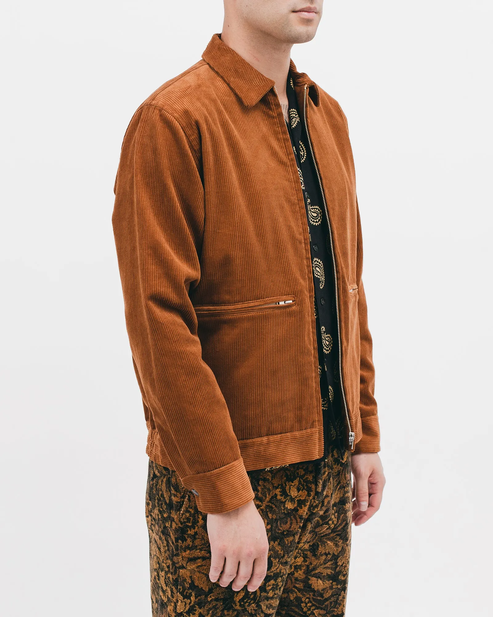 Harrington Jacket - Camel Cord
