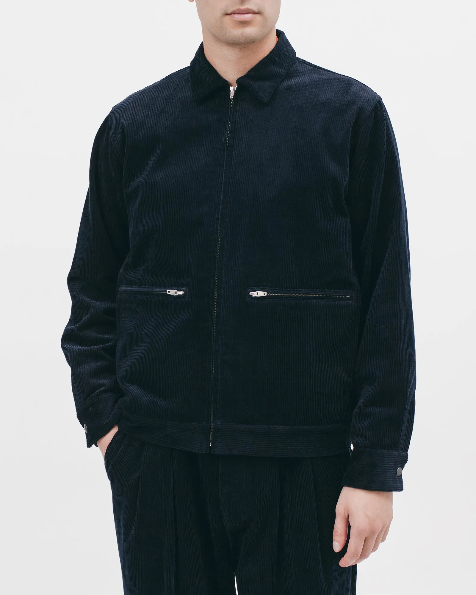 Harrington Jacket - Midnight Cord