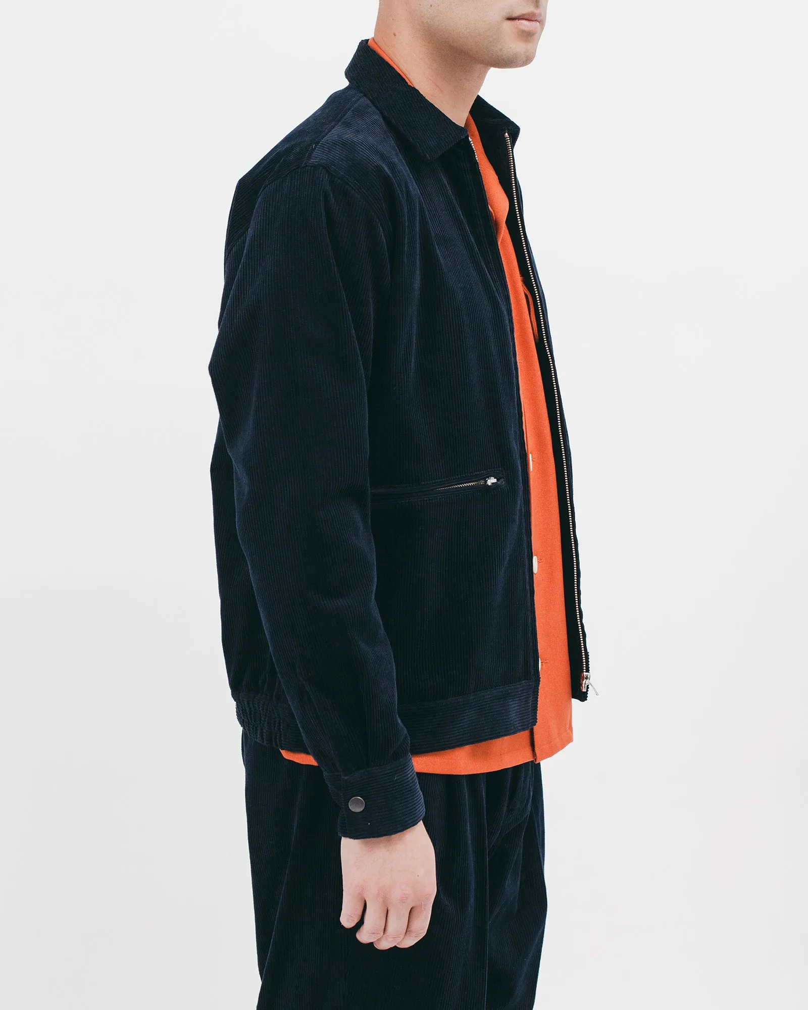 Harrington Jacket - Midnight Cord