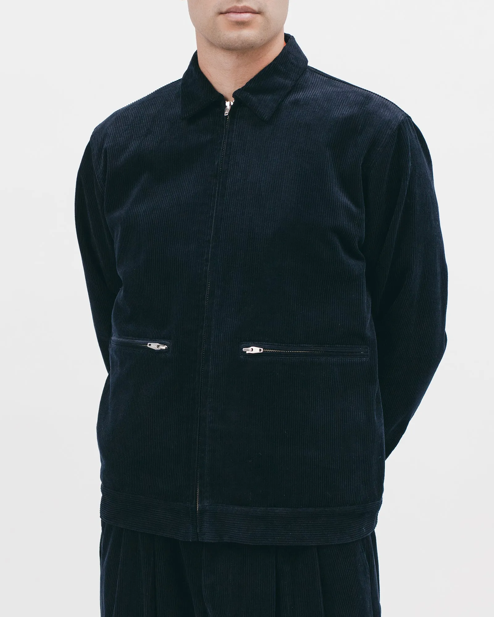 Harrington Jacket - Midnight Cord
