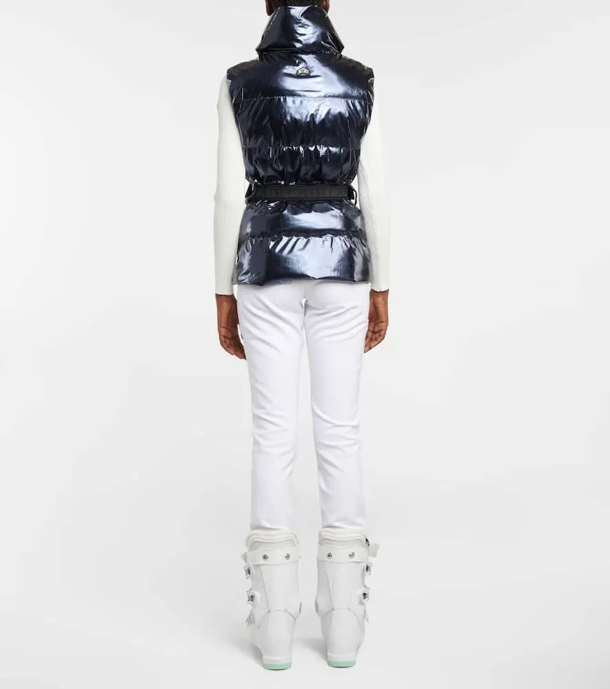 Jet Set Clara Met metallic puffer vest