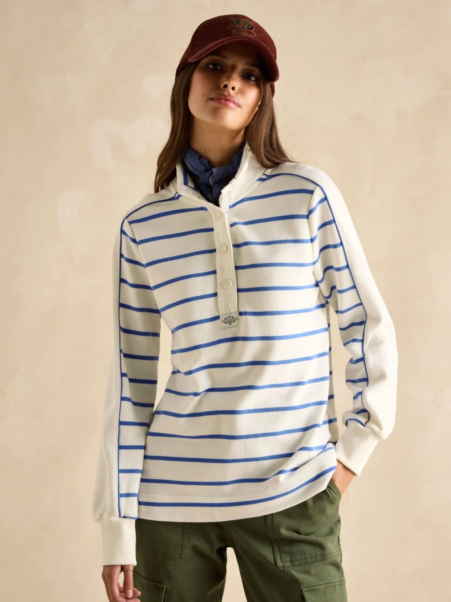 Joules - Joules Southwold Stripe ladies Sweatshirt / womens Sweater & Jumper