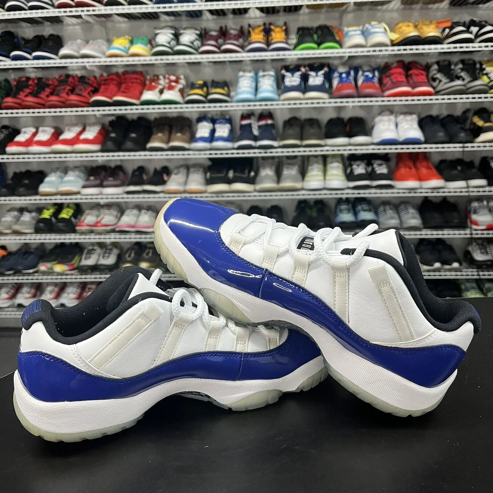 Nike Air Jordan 11 Retro Low White Concord Women's AH7860-100 Women's Size 9.5