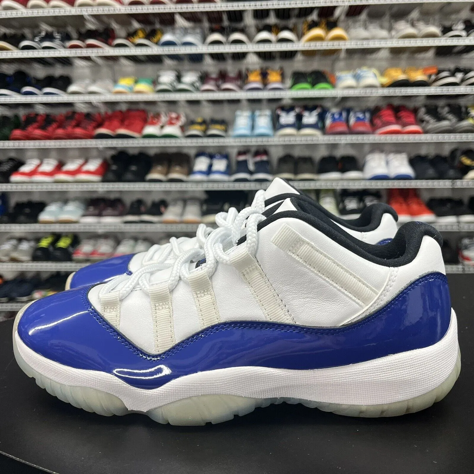 Nike Air Jordan 11 Retro Low White Concord Women's AH7860-100 Women's Size 9.5