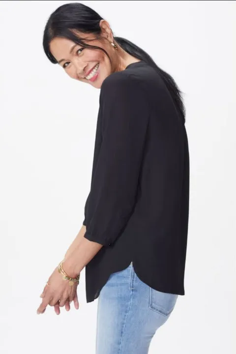 NYDJ Women's Pintuck Blouse