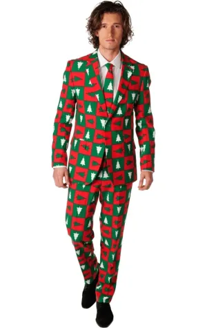 OppoSuits Mens Treemendous Christmas Suit