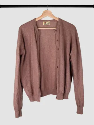 Pringle of Scotland Pure Cashmere Cardigan Sweater 1950s Vintage