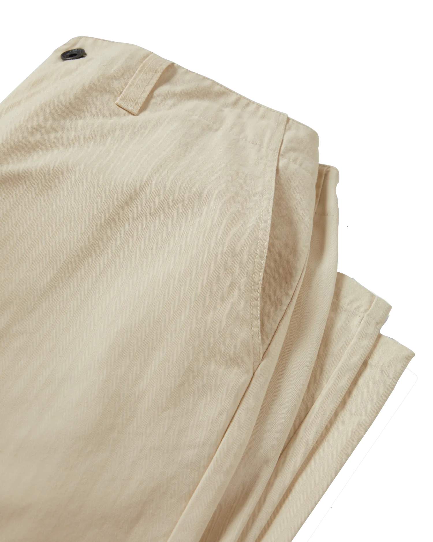 Surplus Herringbone Trousers in Whitecap