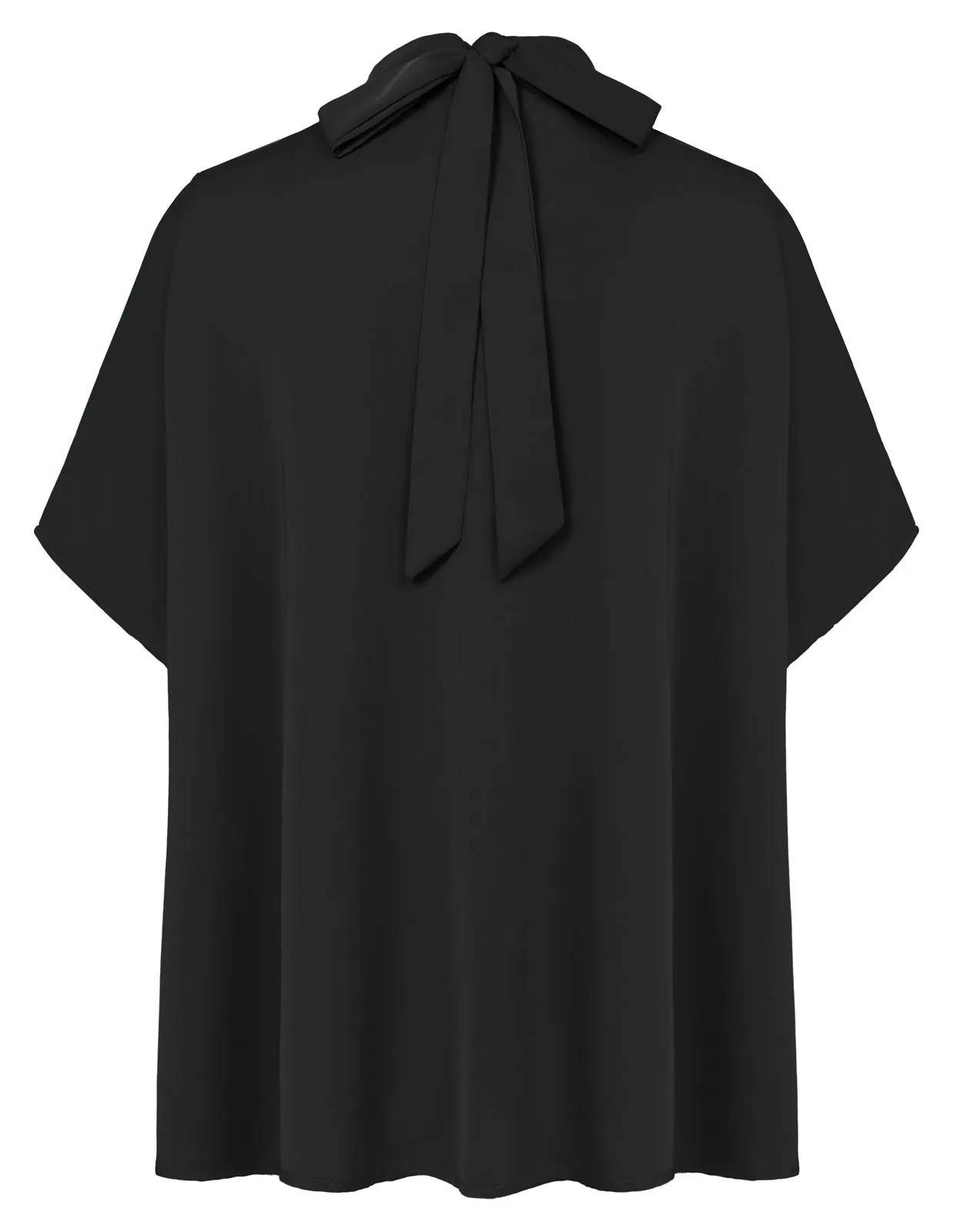 Women’s Batwing Sleeve Blouse Tops Mock Neck Polka Dot Blouses Casual Tie Back Drape Shirts