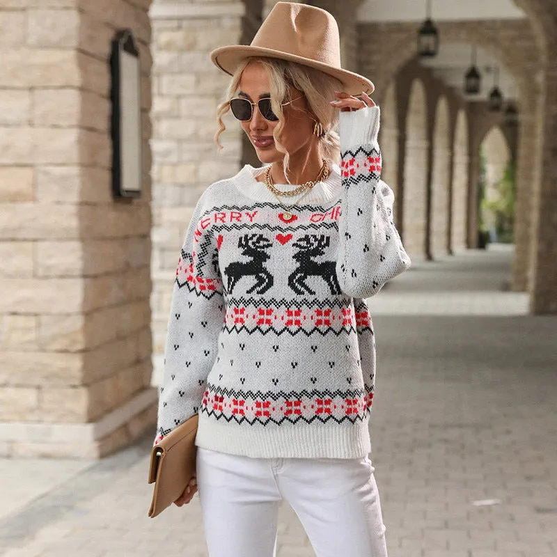 Xmas Knit Wholesale Holiday Sweater For Women